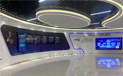 滑軌屏幕廠家實施方案-數(shù)字展廳安裝設(shè)計工程案例_摩拓為工程案例_細節(jié)展示